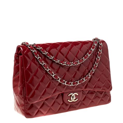 chanel handbag red inside|authentic red Chanel bags.